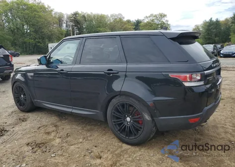 2016 Land Rover Range Rover Sport Hse из США, поврежденный, VIN SALWR2VF2GA551875